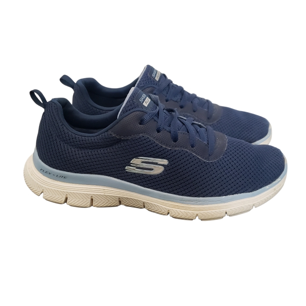 SKECHERS SPORT FLEX APPEAL 4.0 BRILLIANT Walking Sneakers Shoes Women's Size 7